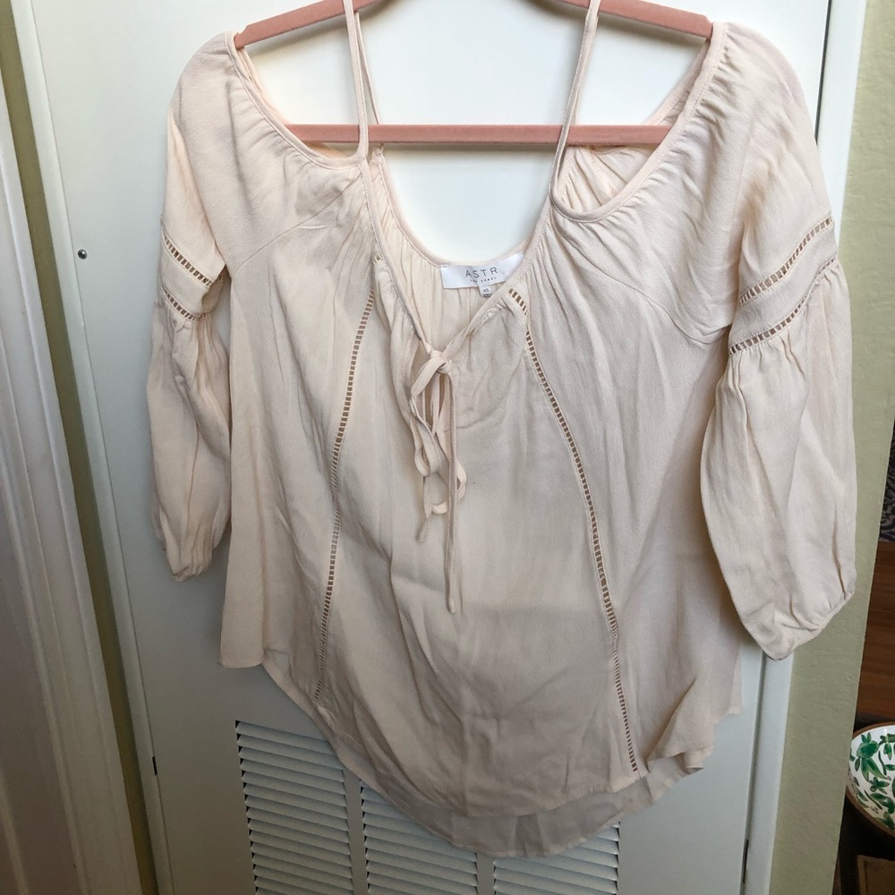 ASTR Cold Shoulder Long Sleeve